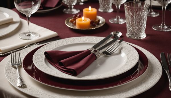 Les serviettes intissées bordeaux : utilisation et avantages dans les restaurants étoilés